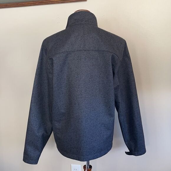 3/$20 Vince Camuto Men’s Soft Shell Lightweight Charcoal Gray Jacket (Small) - Picture 11 of 14